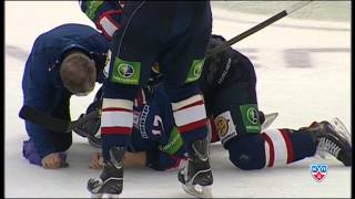 Платонов встречает Жаркова локтем / Platonov elbows Daniil Zharkov