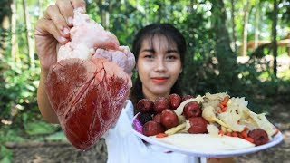 Yummy cooking cow heart recipe - Cooking skill