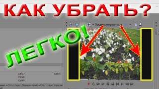 ❌ Как избавиться от черных полос в Sony Vegas, ? как убрать черные полосы в видео