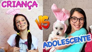 CRIANÇA VS ADOLESCENTE NA PÁSCOA | Família Luluca