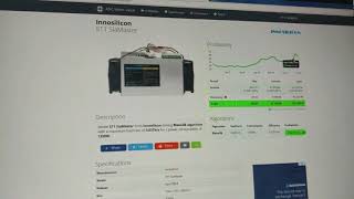 Innosilicon S11 Miner SiaMaster  Blake2B 3.83Th/S  profitablity - Reviews