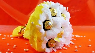 Букет из конфет РОМАШКИ