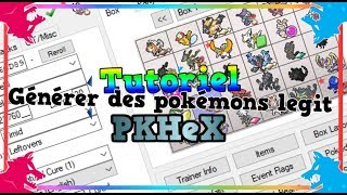 TUTO GENERER DES POKEMON LEGIT EN 1 CLICK AVEC PKHeX EPEE ET BOUCLIER