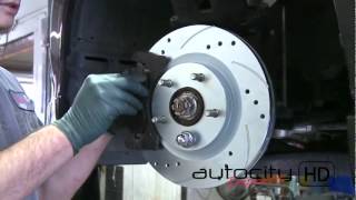 2008 Lancer GTS Slotted & Drilled Rotors (Install)