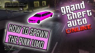 HOW TO SPAWN THE PINK LIMO IN GTA 5!! *RARE VEHICLE* - GTA 5 Online Tips & Tricks