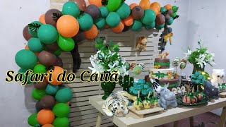 FESTA SAFARI| VLOG (Decoração)
