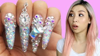 I Tried Extreme Japanese Nail Art! | Tina Tries It