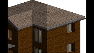 Формирование крыши по контуру стен: Revit #11