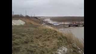 Разлив реки Ишим в Петропавловске
