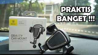 Review Baseus Gravity Car Mount - Holder HP Super Praktis!!!