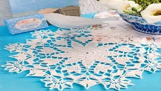 АЖУРНАЯ САЛФЕТКА КРЮЧКОМ, МАСТЕР КЛАСС.