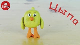 Как слепить Цыпу из мультфильма Мимимишки