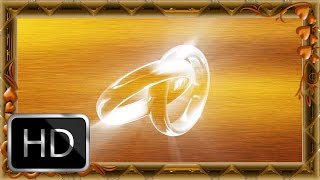 Free Rings Motion Backgrounds-Wedding Background HD
