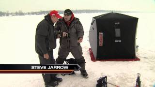 Ice fishing for trophy Walleye, Bay of Quinte, ON Part 1 of 4