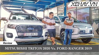 Mitsubishi Triton 2020 ĐẤU Ford Ranger - Cuộc chiến có cân sức? |XEHAY.VN|