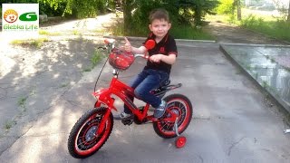 Детский велосипед. У Глебки обновка, велосипед МАКВИН.