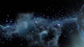 Футаж космос,пояс-астероидов-пространство
