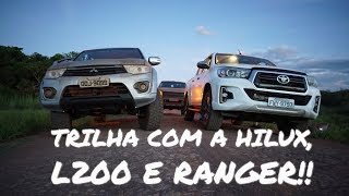 TRILHA DE HILUX, TRITON E RANGER!!!