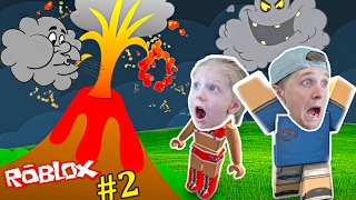 ВЫЖИВАЕМ НА ОСТРОВЕ В ROBLOX #2 Приключения мульт героя как майнкрафт видео для детей от FFGTV