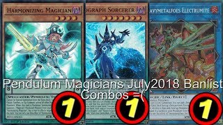 YuGiOh Pendulum Magicians Combos (OCG July 2018 Banlist)