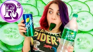 ПРОБУЕМ  СПРАЙТ СО ВКУСОМ ОГУРЦА!/ Sprite ! Как сделать дома? Легко!!!