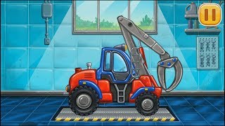 ДЕТСКИЙ МУЛЬТФИЛЬМ Строительные Машины ЛЕСОПОГРУЗЧИК