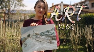 Картина маслом - рисуем вместе! / Art VLOG / Март 2016