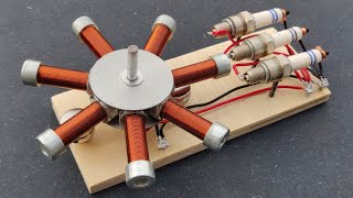 Free Energy Using Sparkplug Generator