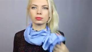 3 САМЫХ красивых способа завязать шелковый платок! Делюсь своим секретом! ViVa DiVa