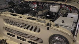 УазТех: Установка om603 на УАЗ 469 с КПП Mercedes и РК Nissan
