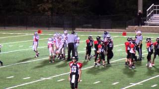 NG 6th Grade Bulldogs defeat Archer Tigers 33-7 102012