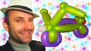 Мотоцикл из шариков шдм аэродизайн ★ motorcycle from a balloon
