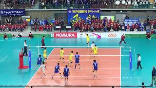 スーパーエース対決1セット目 未来の全日本候補２人 鎮西高校 vs 東海大相模高校　水町泰杜　西山大翔　春高バレー 2019