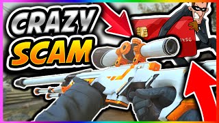 CSGO SCAM - THE CRAZIEST SCAM IN CSGO HISTORY.. (CS GO Scams Top Scams CSGO Gambling Site Scam)