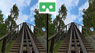 VR 3D video Roller Coaster 2  для VR очков американские горки 3D SBS VR box