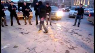 Ингуши танцуют лезгинку в Новосибирске. ЧАСТЬ I
