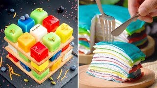 カラフルなケーキデコレーションチュートリアル | Most Beautiful Homemade Cake Decorating Ideas | Top Yummy Japan