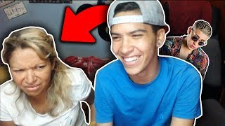 MI MAMÁ REACCIONA A LAS CANCIONES DE TRAP *SE ENOJA MUCHO*