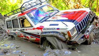 RC Cars MUD OFF Road Extreme Challenge 4x4— Axial SCX10ii, Wraith, Bomber, HPI Venture, Crawler King