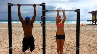 Girls vs boys pull ups: GIRLS RULE!