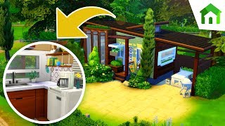 SUNNY MICRO HOME // Sims 4 Speed Build