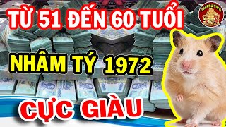 Giới Tử Vi Học Khẳng Định Nhâm Tý 1972 Ăn Lộc Trời Ban, Từ 51 Đến 60 Tuổi CỰC GIÀU