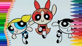 Powerpuff Girls | Come disegnare e colorare | Disegni da colorare | Cose da colorare