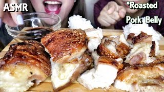 ASMR Roasted Pork Belly Lechon Liempo Eating Sounds No Talking