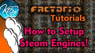 Factorio Tutorials: 0.15 STEAM ENGINES, BOILERS - Perfect Ratio, Early Game Electricity!