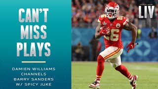 Damien Williams Channels Barry Sanders w/ Spicy Juke Move | Super Bowl LIV
