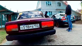 Новая Тонировка и ДПС! - ШКОЛЬНИК купил ВАЗ 2107 за 30к #6
