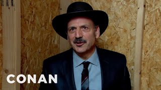 LaBamba's Shed Was Destroyed By Fire But Conan Makes It Better  - CONAN on TBS