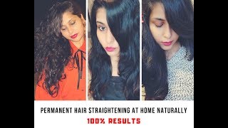 Permanent Hair Straightening at Home | Only Natural Ingredients | It works | #jarurdekhne