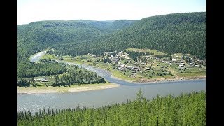 Эвенкия. с Бурный 70 лет. Староверы.